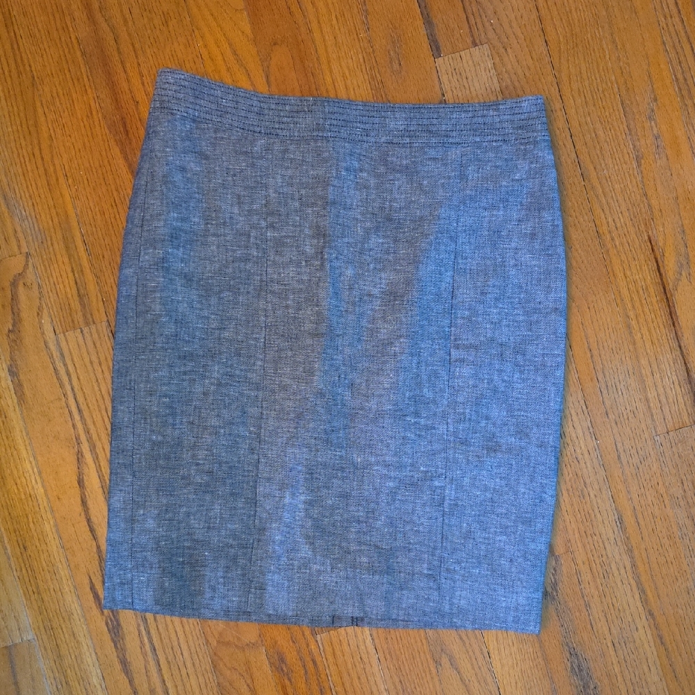 Banana Republic Size 8 Linen A-Line Skirt - BEAUTIFUL!